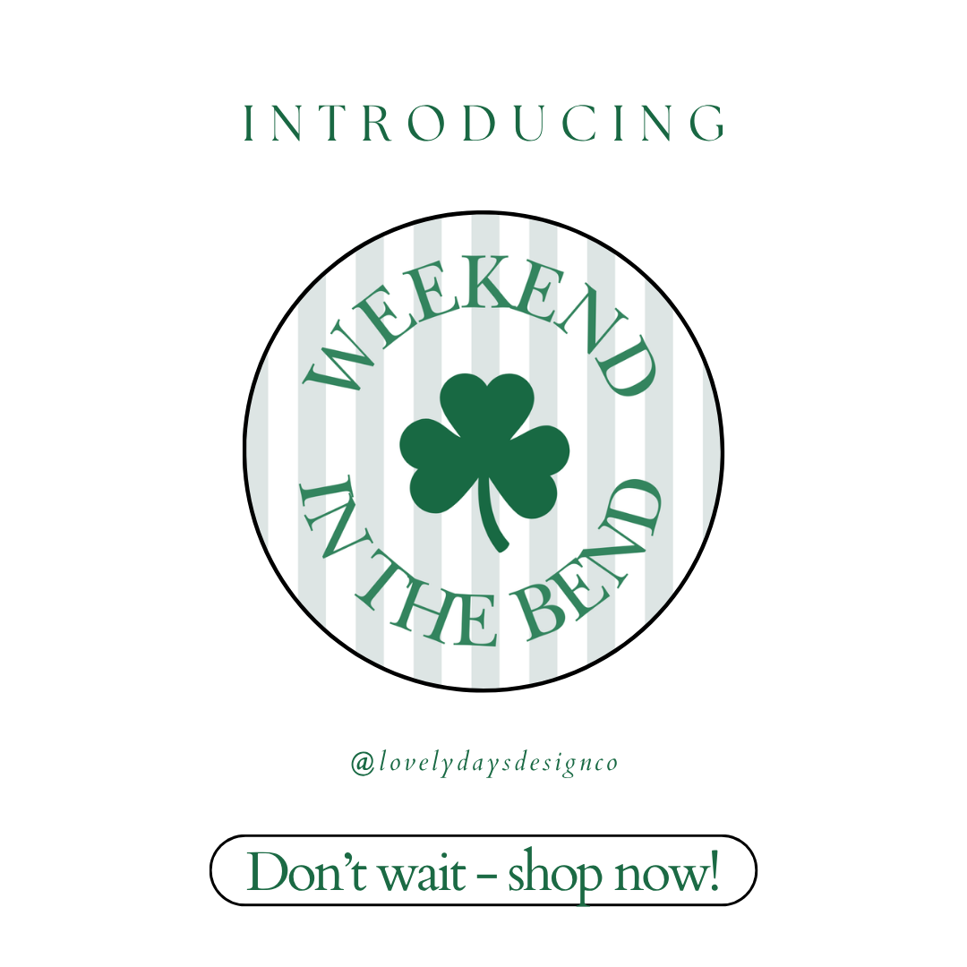 Weekend in the Bend Game Day Button