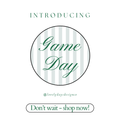 The Light Green Game Day Button