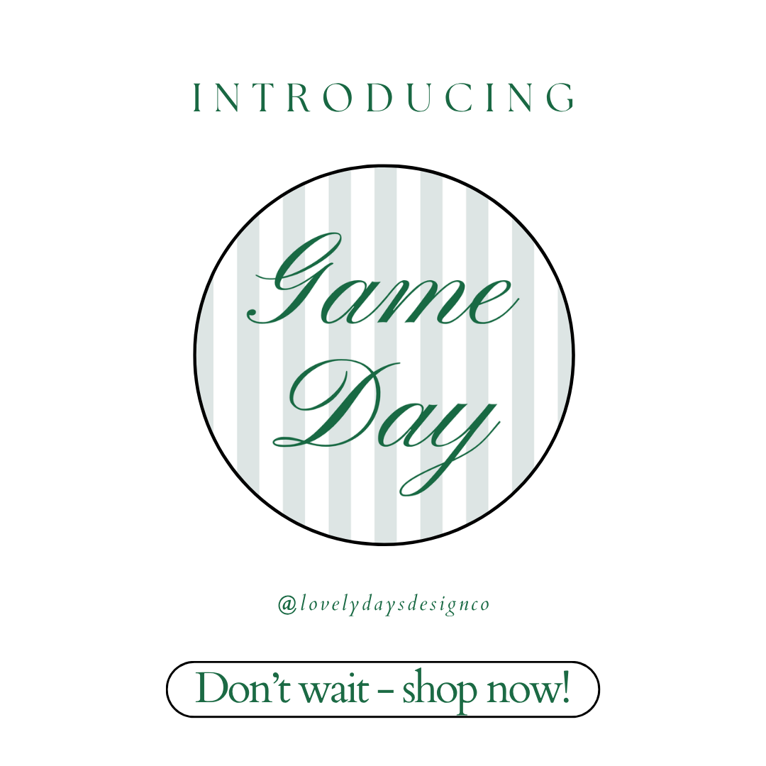 The Light Green Game Day Button