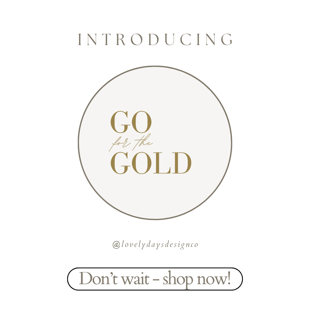 "Go for the Gold" Game Day Button